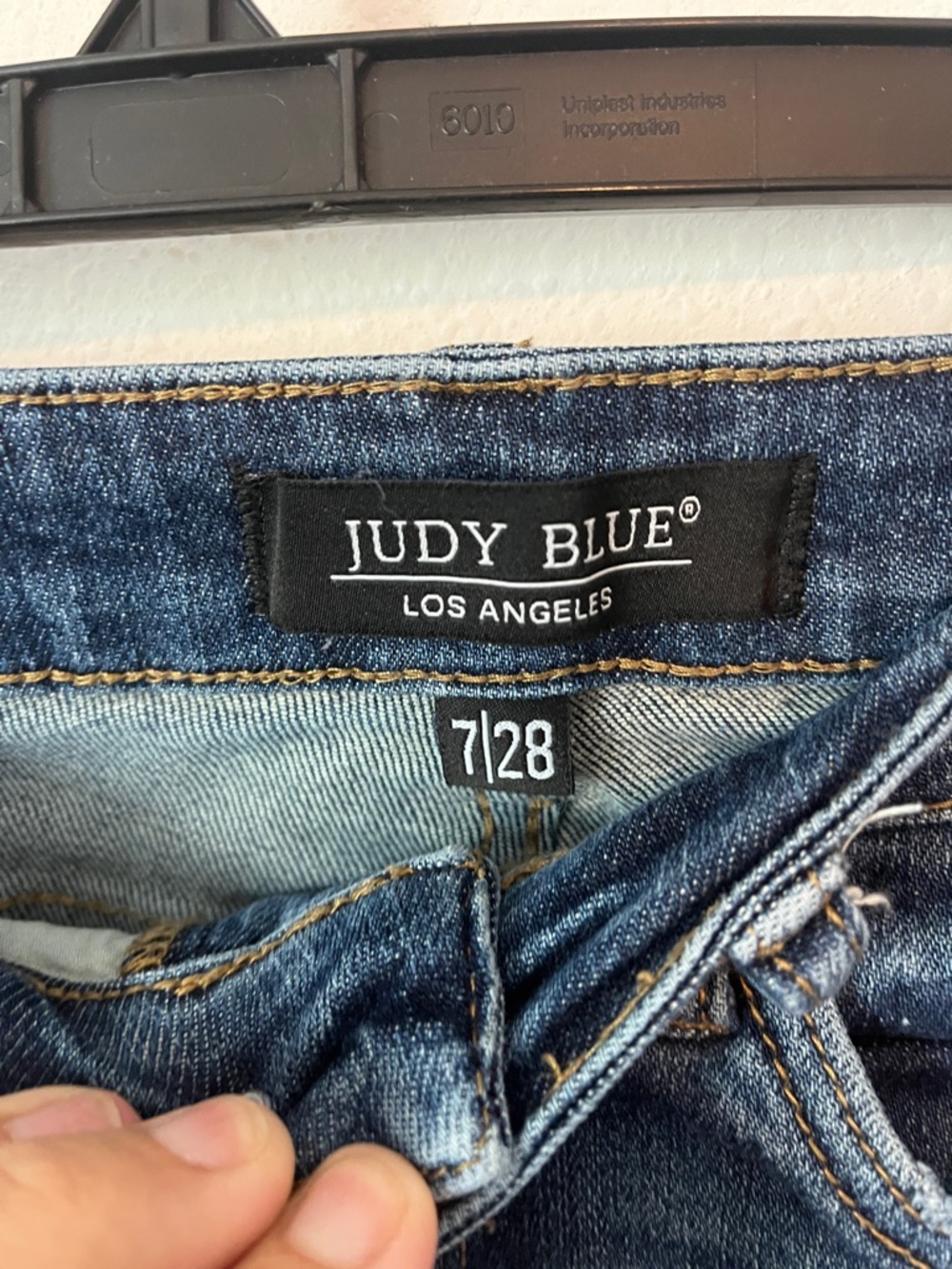 Judy Blue Dark Blue Tummy Control Skinny Jeans - Picture 3 of 6